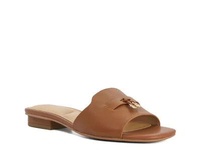 Dune London Lindo Sandal In Tan Leather