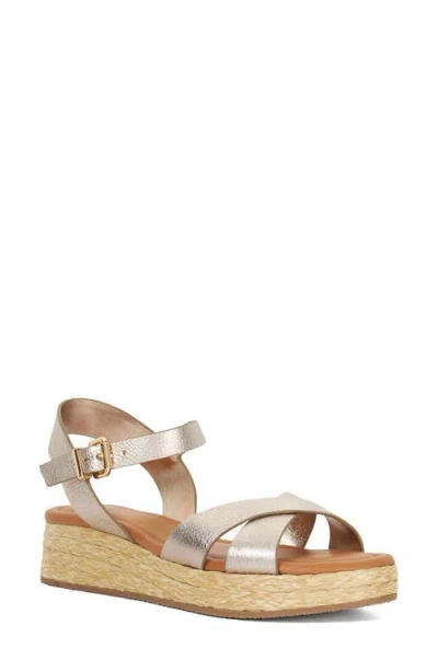 Dune London Littleton Platform Sandal In Multi