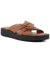 Dune London Lizo Platform Slide Sandal In Multi