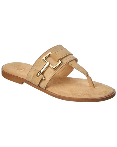 Dune London Lotica Suede Sandal In Brown