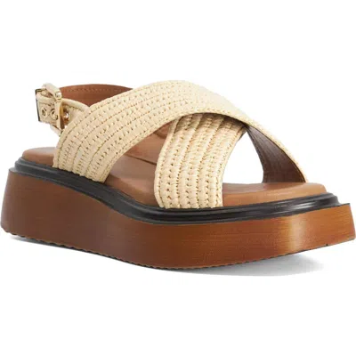 Dune London Lovess Platform Sandal In Brown