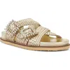 Dune London Lulos Sandal In Gold