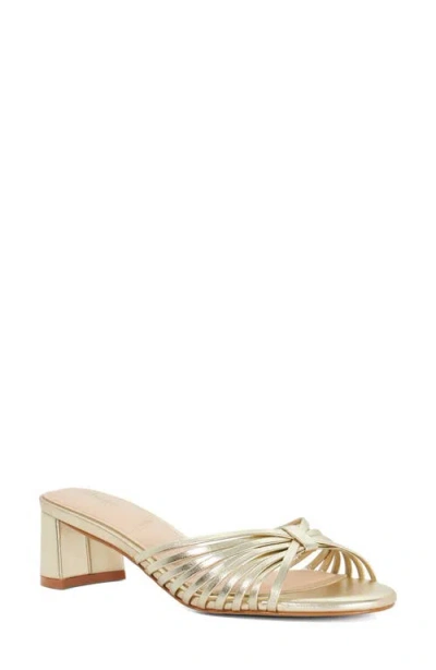 Dune London Maggie Sandal In Gold