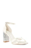 Dune London Malenas Ankle Strap Sandal In White