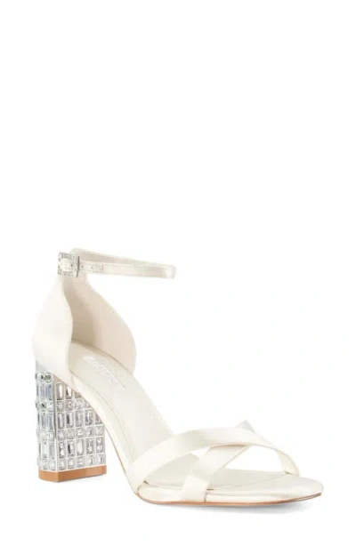 Dune London Malenas Ankle Strap Sandal In White