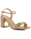 Dune London Manual Ankle Strap Sandal In Brown