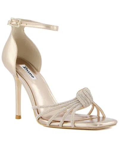 Dune London Marvellas Leather Sandal In Gold