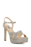 Dune London Mayve Ankle Strap Platform Sandal In Black