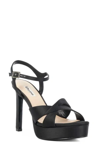 Dune London Mayve Platform Sandal In Black