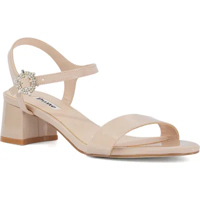 Dune London Measure Ankle Strap Sandal In Blush