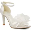 Dune London Memorise Ankle Strap Sandal In White