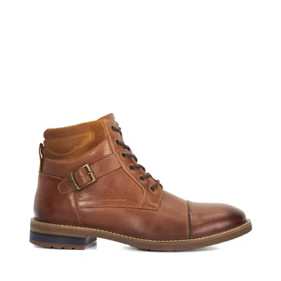 Dune London Men's Castiel Flat Ankle Boot In Tan