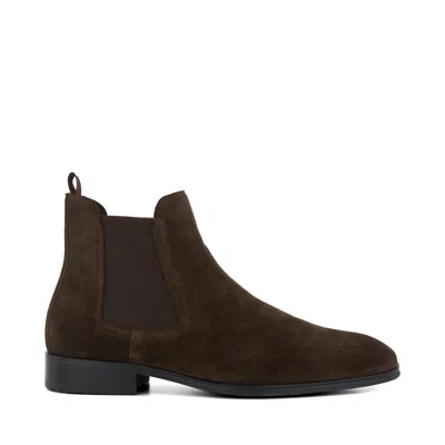 Dune London Men's Mandatory Chelsea Boot In Dark Brown