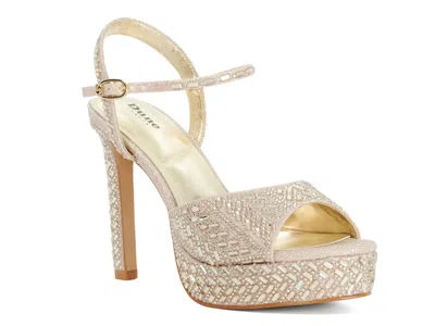 Dune London Men'sa Platform Sandal In Gold Synthetic