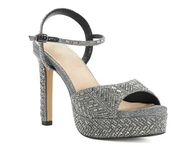 Dune London Men'sa Platform Sandal In Pewter Synthetic