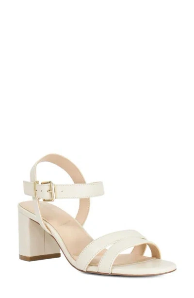 Dune London Merisa Ankle Strap Sandal In White