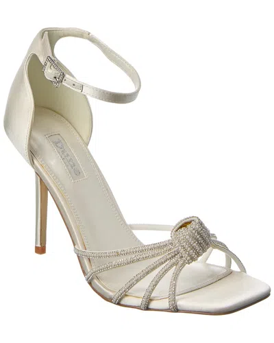 Dune London Morellas Satin Heeled Sandal In White