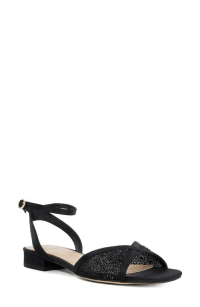 Dune London Naxxos Crystal Embellished Sandal In Multi