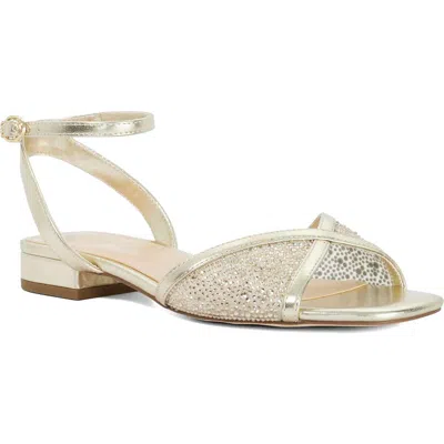 Dune London Naxxos Sandal In Gold