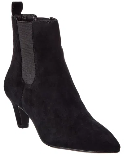 Dune London Obvious Suede Boot In Black