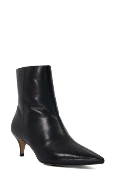 Dune London Offer Pointed Toe Kitten Heel Bootie In Black