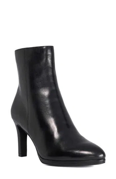 Dune London Olivvya Leather Ankle Boot In Black