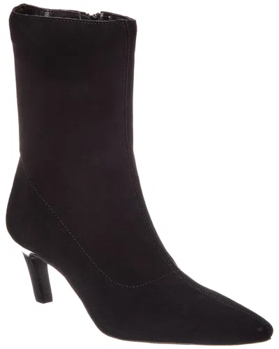 Dune London Oliya Suede Boot In Black