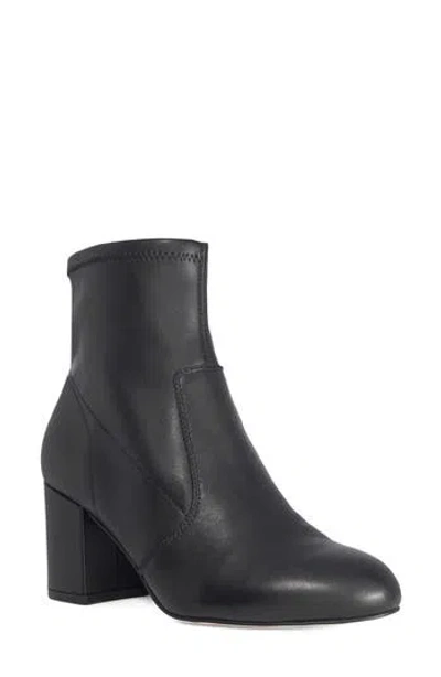 Dune London Ollisa Stretch Leather Bootie In Black