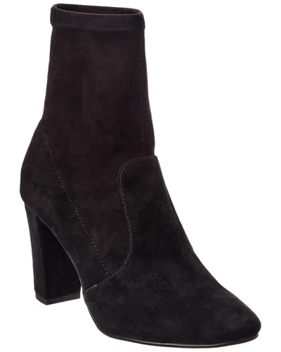 Dune London Opticals Suede Boot In Black