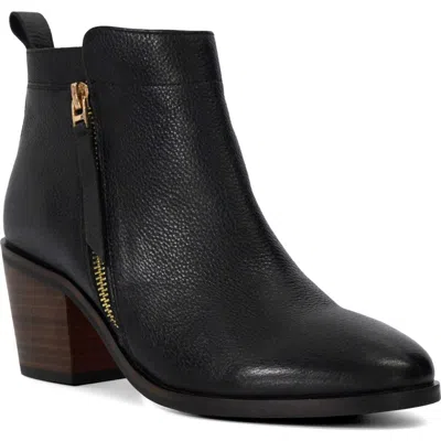Dune London Paicing Block Heel Bootie In Black