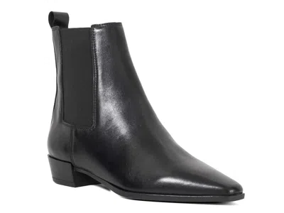 Dune London Parkas Chelsea Boot In Black Leather