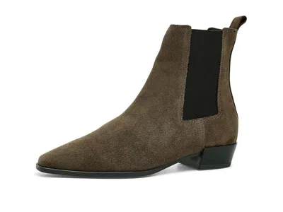 Dune London Parkas Women's Boots Green: 38 (us Women's 8) A - Narrow, Suede