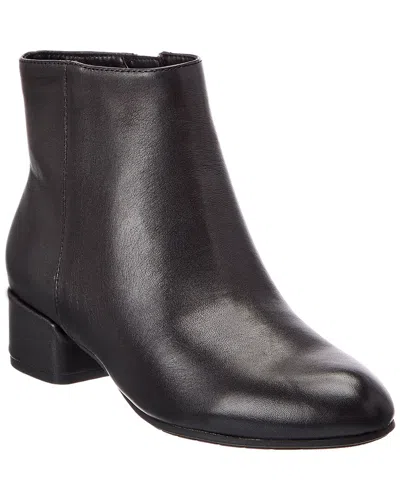 Dune London Pippie Leather Boot In Black
