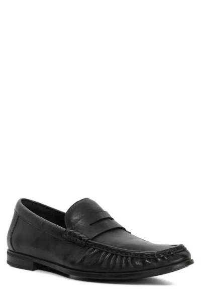 Dune London Sammi Penny Loafer In Black