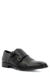 Dune London Satchin Double Monk Strap Shoe In Black