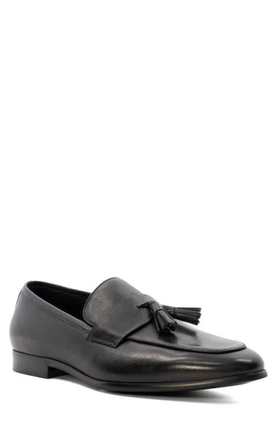 Dune London Saxxton Tassel Loafer In Black