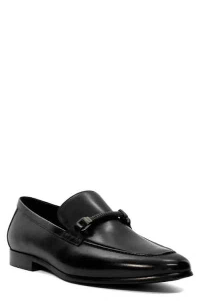 Dune London Scilly Apron Toe Loafer In Black