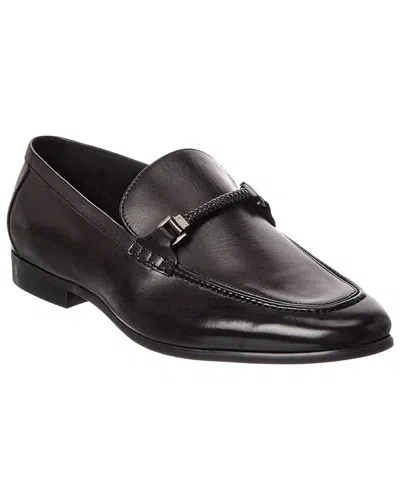 Dune London Scilly Leather Loafer In Black