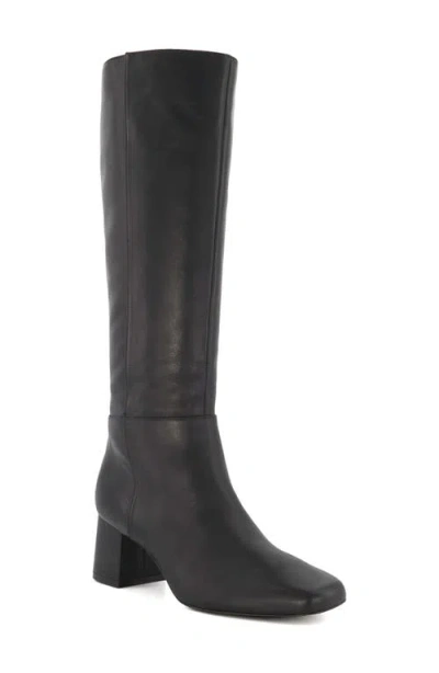 Dune London Signature Knee High Boot In Black