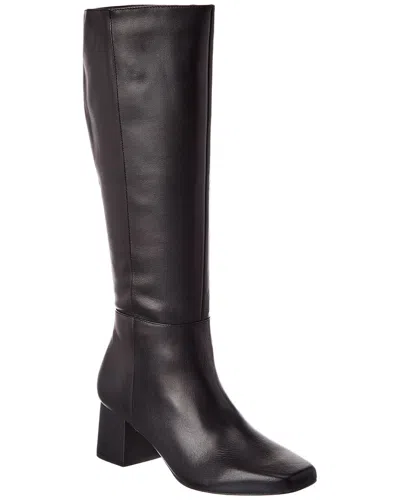 Dune London Signature Leather Boot In Black
