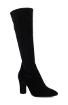 Dune London Simple Knee High Boot In Black