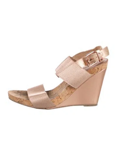 Pre-owned Dune London Slingback Sandals In Brown