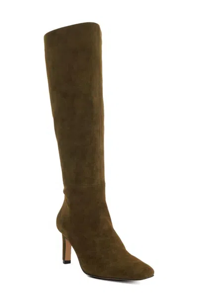 Dune London Standin Knee High Boot In Brown