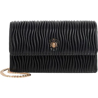 Dune London Starlites Faux Leather Clutch In Black
