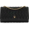 Dune London Strong Convertible Suede Crossbody Bag In Black