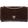 Dune London Strong Convertible Suede Crossbody Bag In Brown