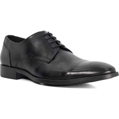 Dune London Suffix Plain Toe Oxford In Black