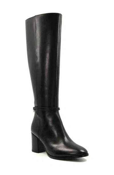 Dune London Tadley Knee High Boot In Black