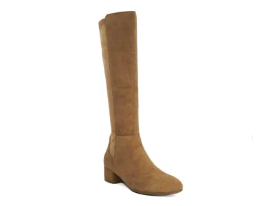 Dune London Tayla Boot In Honey Suede