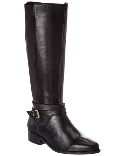 Dune London Teine Leather Boot In Black